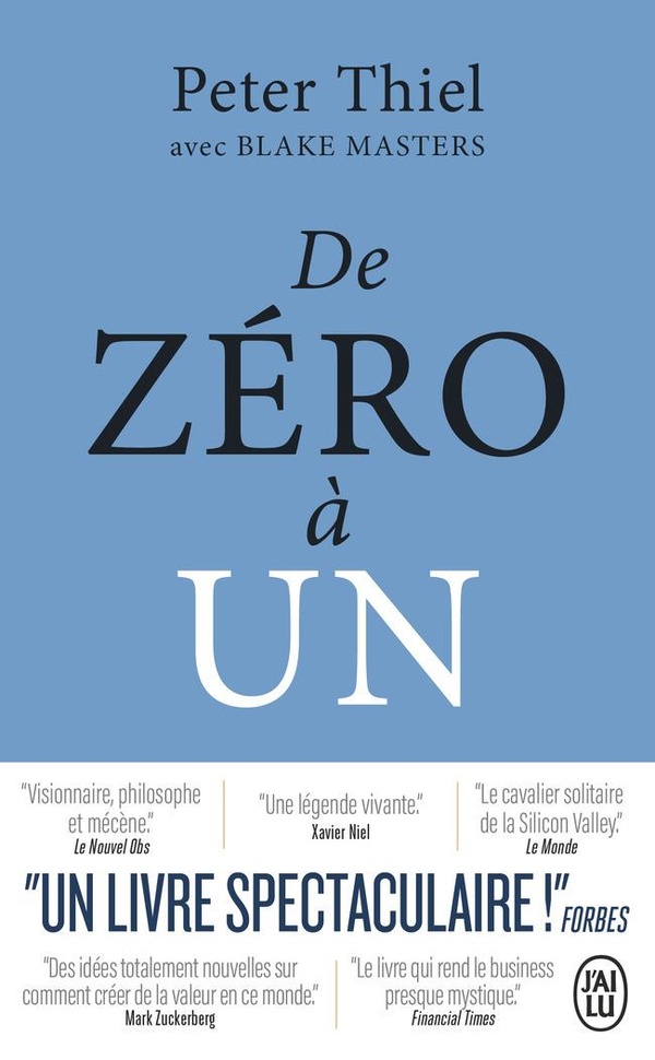 Couverture — De zéro à un