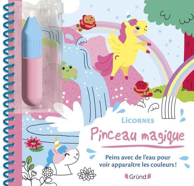 Couverture — Pinceau magique : licornes (Spirale)