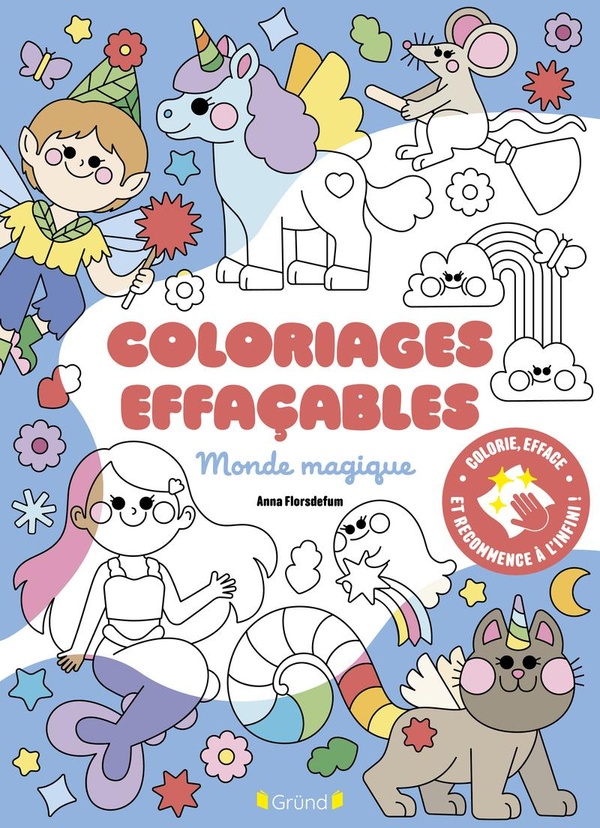 Coloriages effaçables : Monde magique