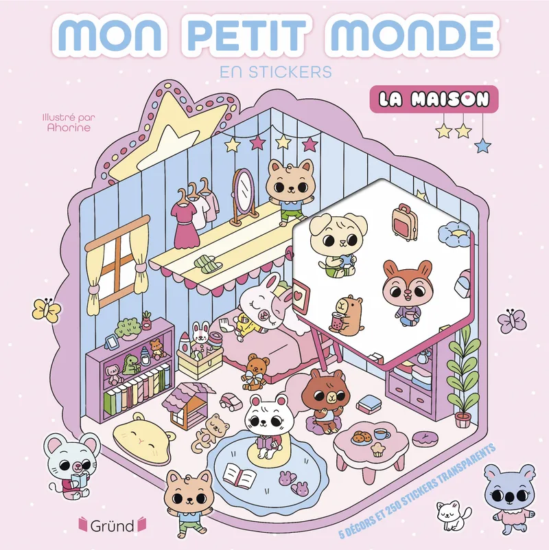 Couverture — Mon petit monde en stickers - La maison