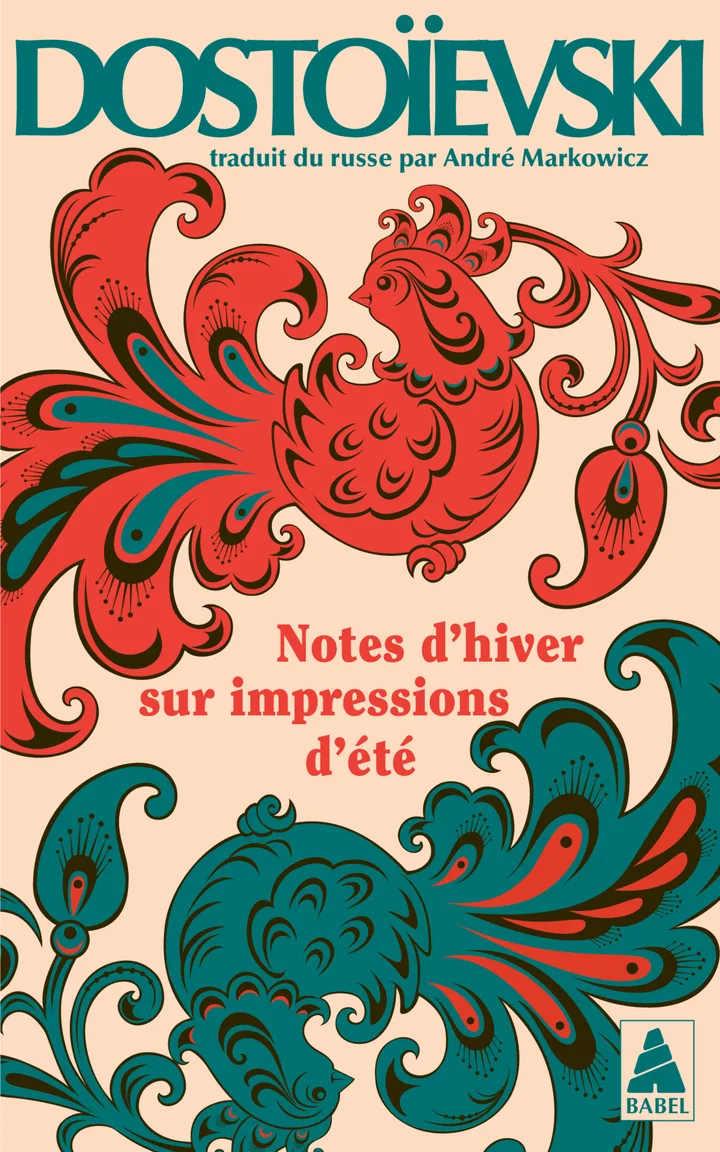 Couverture — Notes d'hiver sur impressions d'été