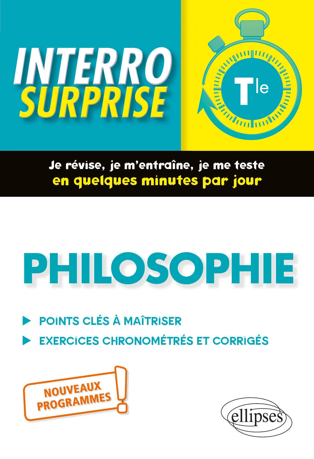 Couverture — Philosophie, Terminale. Nouveaux programmes.