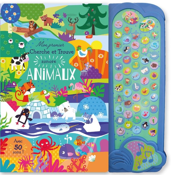 Couverture — Mon premier cherche et trouve sonore : animaux