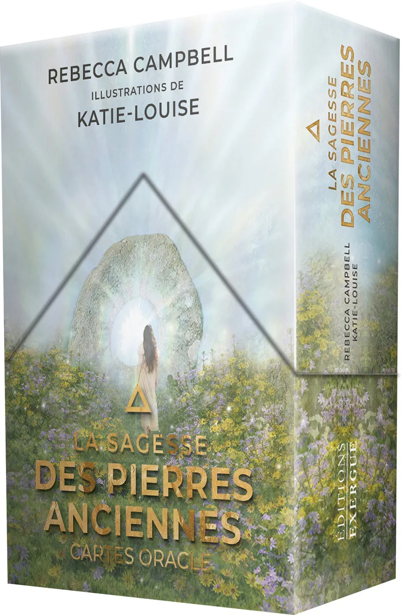 Couverture — La Sagesse des pierres anciennes - Cartes oracle