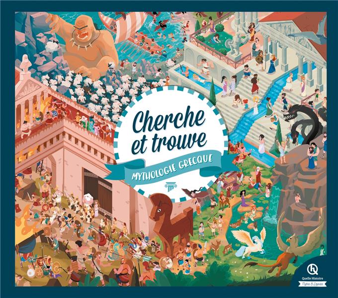 Couverture — Cherche et trouve : mythologie grecque