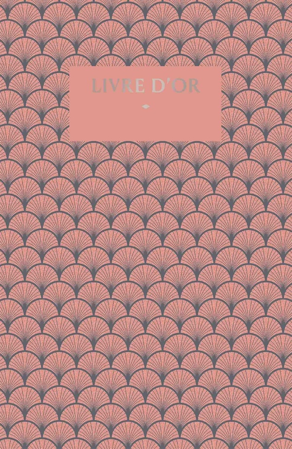 Livre d'or à motifs