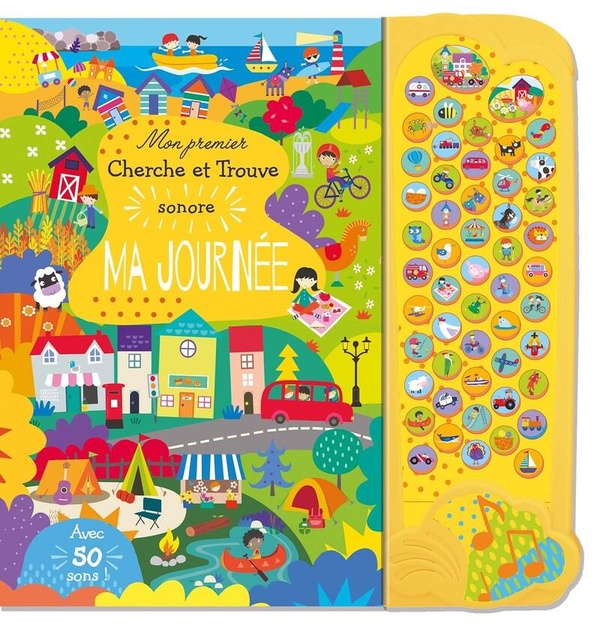 Couverture — Mon premier cherche et trouve sonore : Ma journée