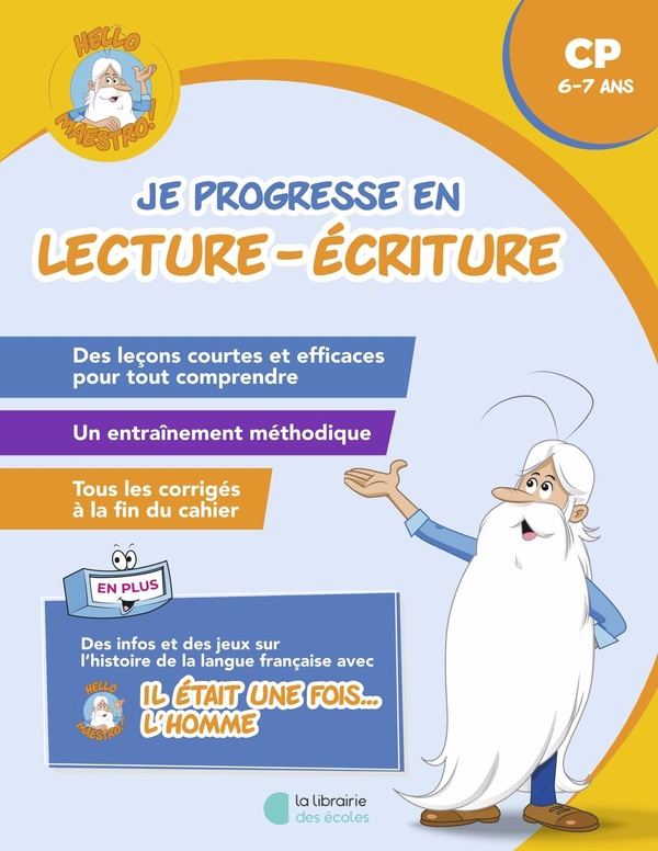 Couverture — Hello maestro ! : Il était une fois... le CP : Je progresse en lecture