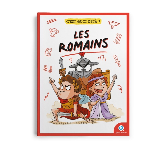 Couverture — C'est quoi déjà ? : Les Romains