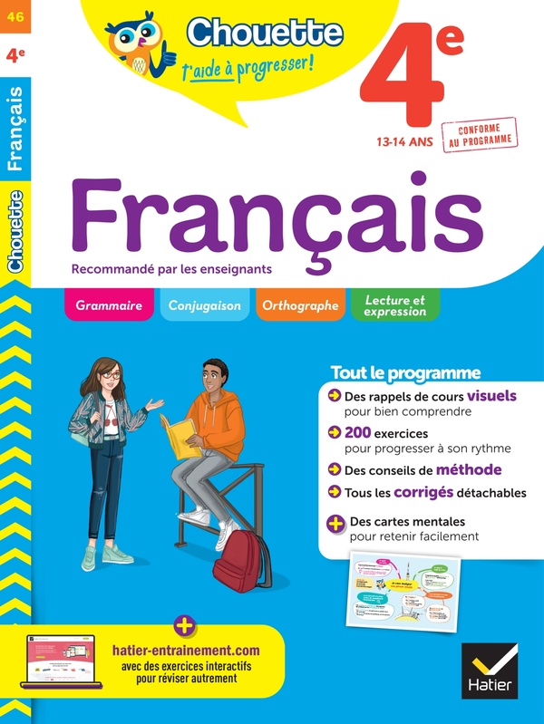 Chouette entraînement Tome 46 : français ; 4e