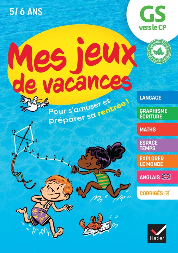 Mes jeux de vacances ; GS vers le CP