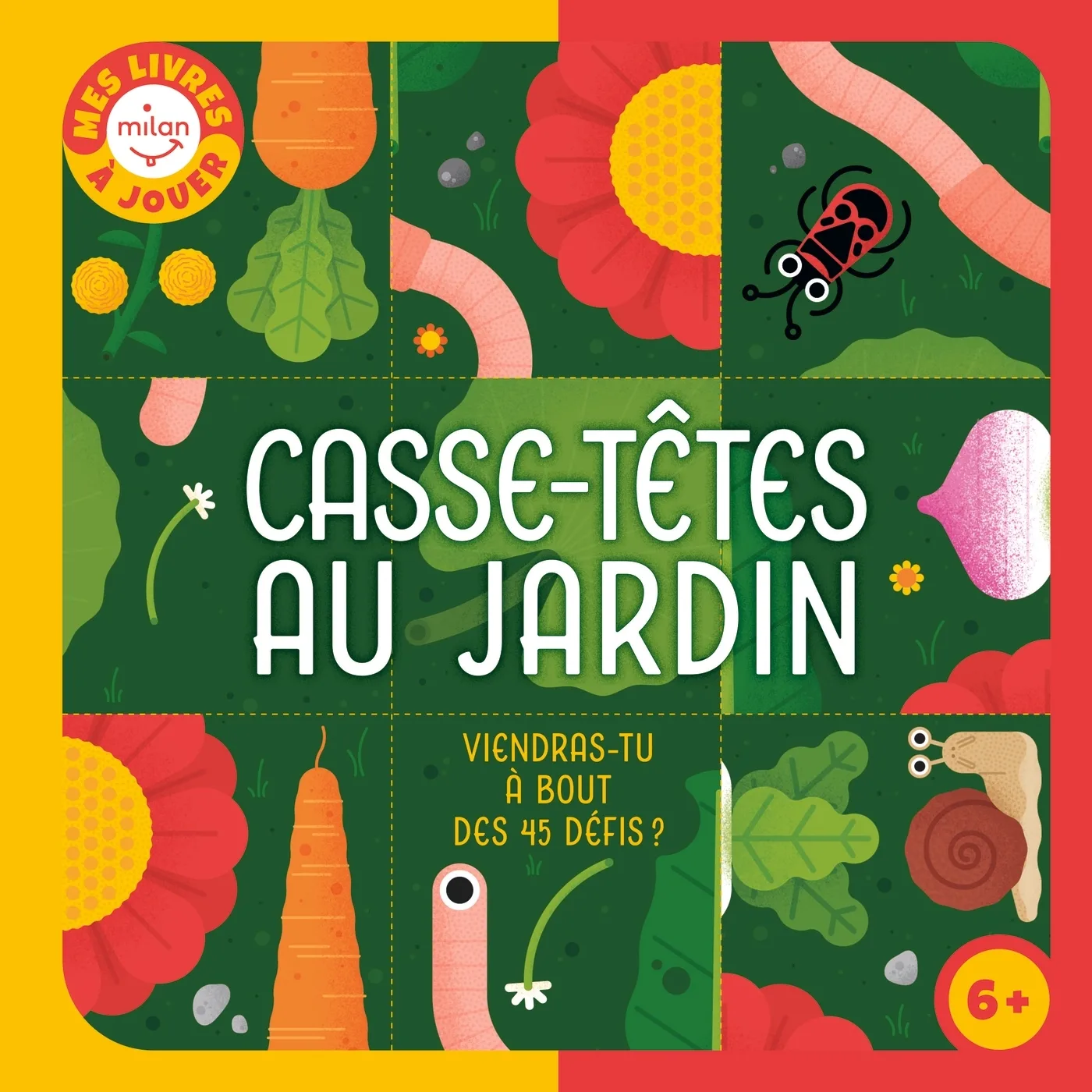 Couverture — Casse-têtes au jardin - Viendras-tu à bout des 45 défis ?