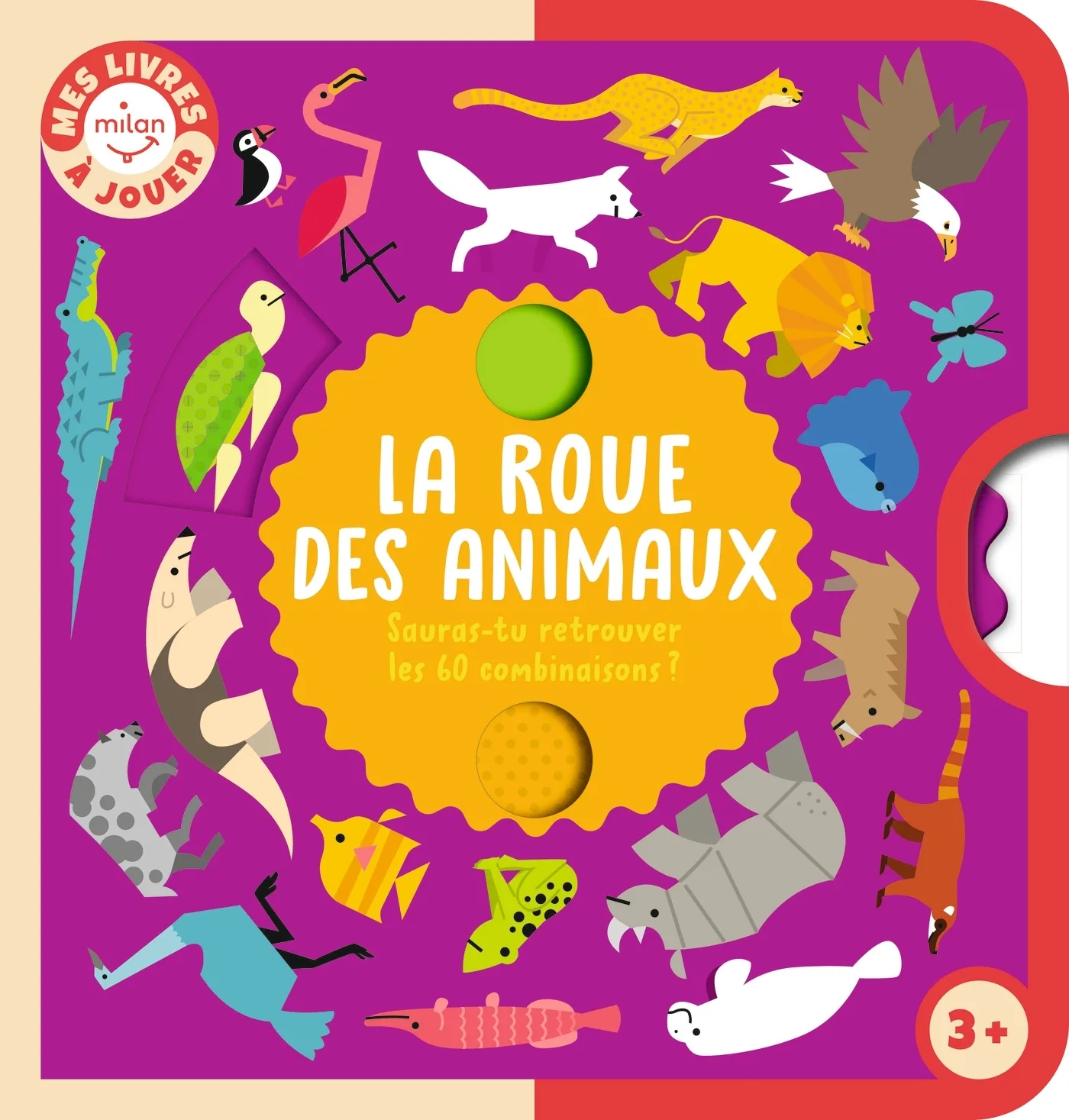 Couverture — La roue des animaux - Sauras-tu retrouver les 60 combinaisons ?