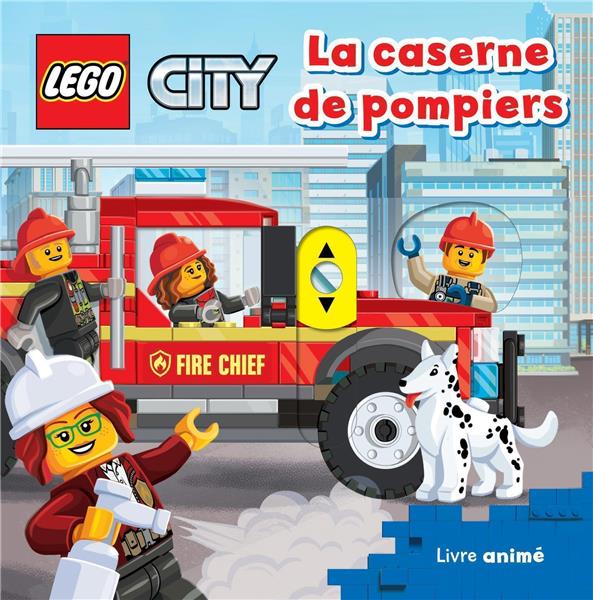 Couverture — LEGO® City : La caserne de pompiers : livre animé