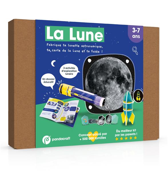 La lune : fabrique ta lunette astronomique, ta carte de la Lune et ta fusée !