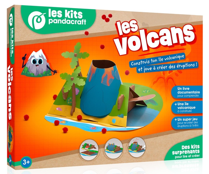 Les volcans : Construis ton île volcanique et joue à créer des éruptions !