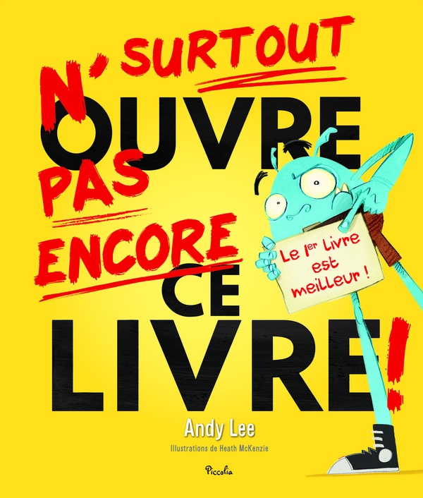 Couverture — N'ouvre surtout pas encore ce livre