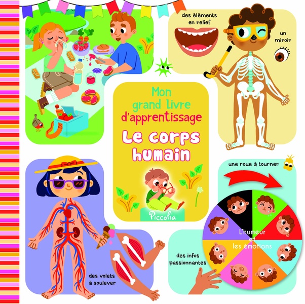 Mon grand livre d'apprentissage : le corps humain