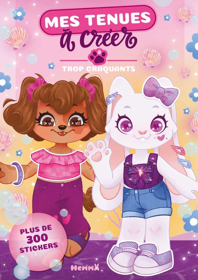 Couverture — Mes tenues à créer - Trop craquants - Plus de 400 stickers