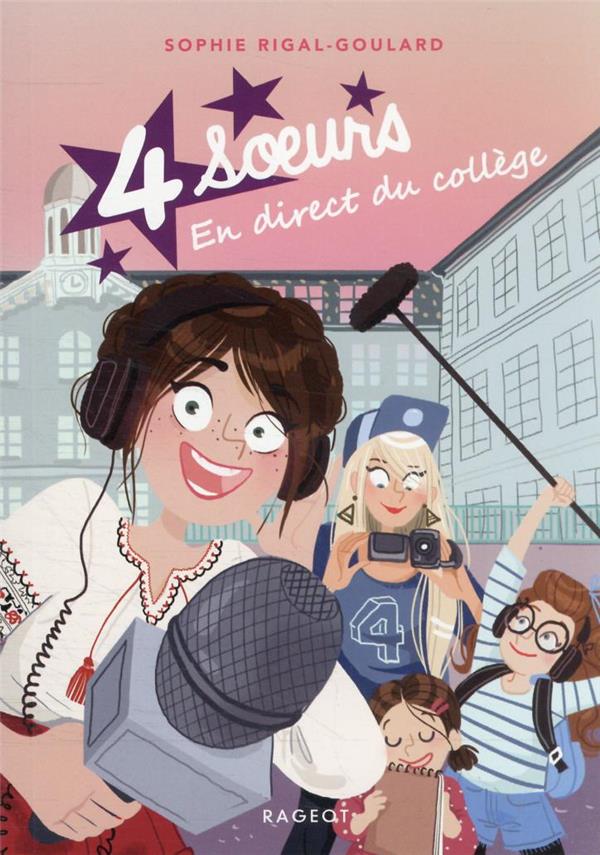 Couverture — Quatre soeurs en direct du collège