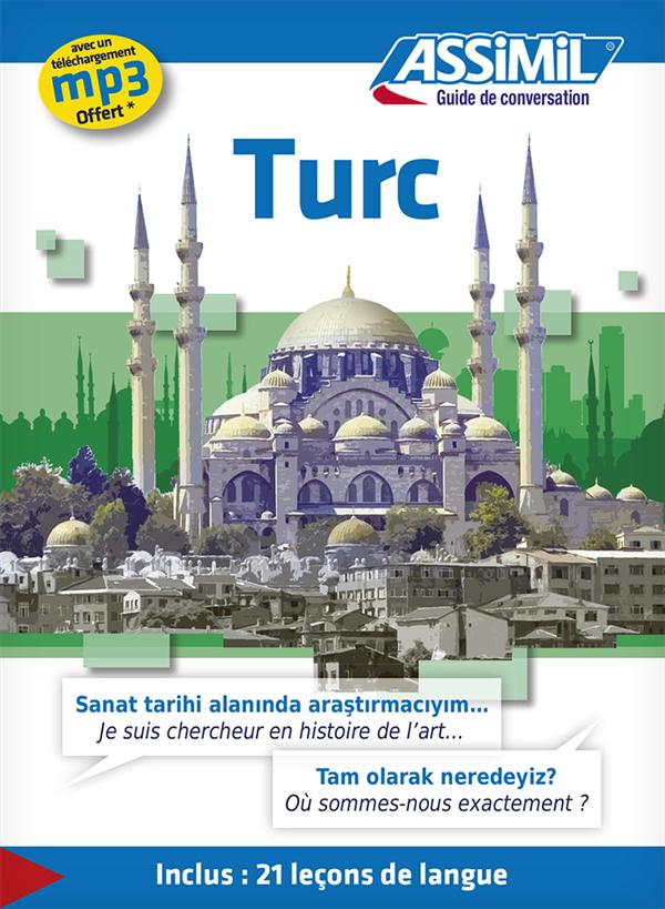 Guides de conversation : turc (PLUS DE 2 HEURES D'ENREGISTREMENTS TELECHARGEABLES AU FORMAT MP3)