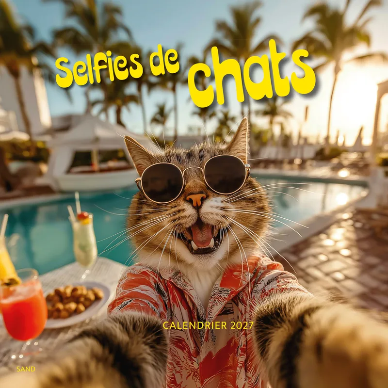 Couverture — Calendrier Selfies de Chats 2027