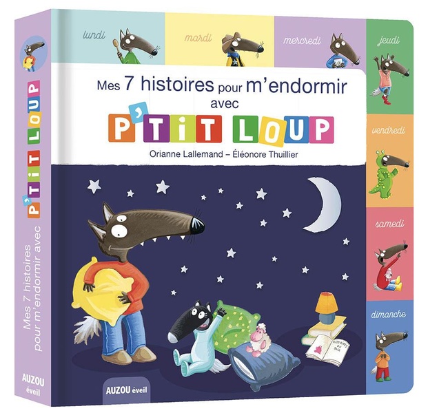 Couverture — Mes 7 histoires pour m'endormir avec P'tit Loup (couverture mousse)