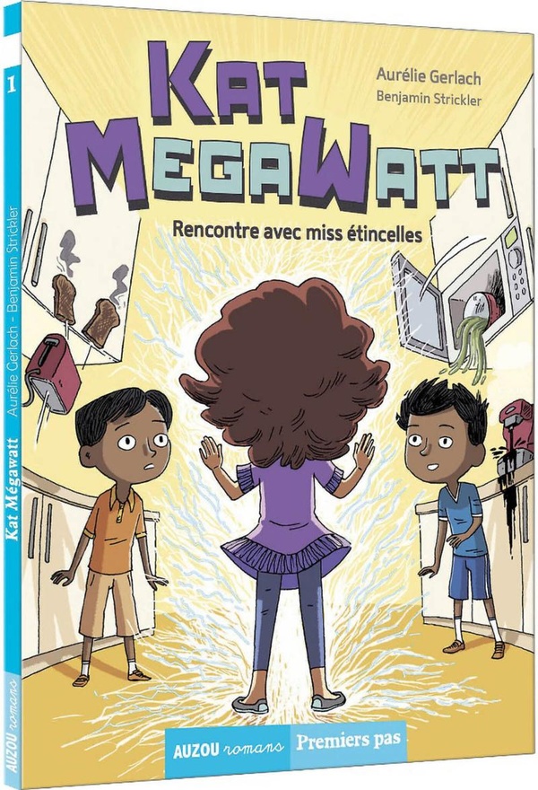 Couverture — Kat MegaWatt Tome 1 : rencontre avec miss étincelles