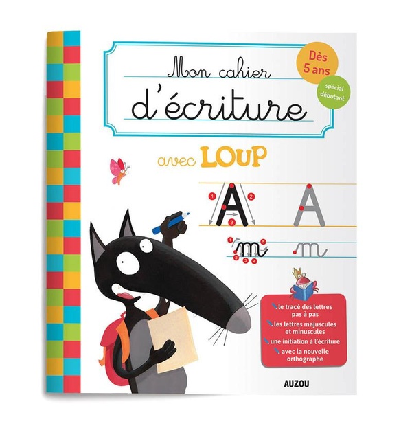 Couverture — Mon cahier d'écriture avec Loup