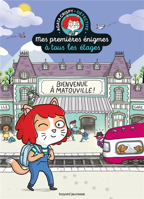 Couverture — Mes premières énigmes à tous les étages Tome 1 : bienvenue à Matouville !