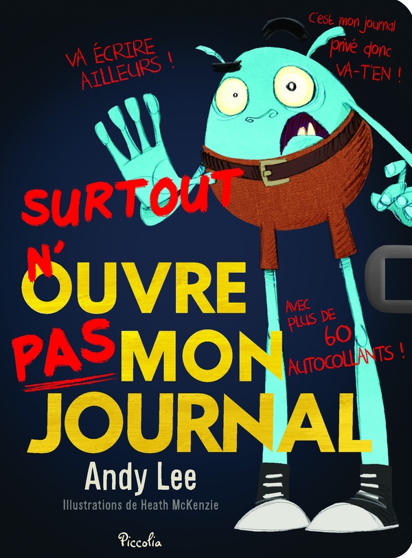 Carnet, surtout n'ouvre pas mon journal (avec plus de 60 autocollants !)
