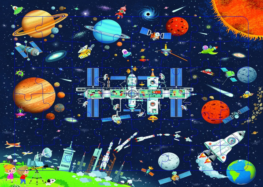 Un voyage dans l'espace : 48 pièces