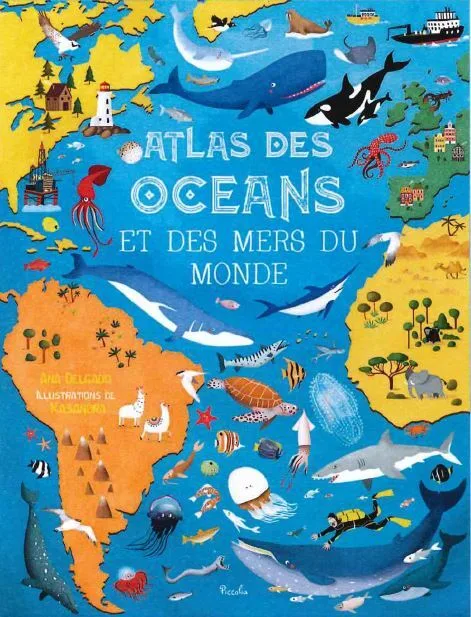 Couverture — Atlas des océans et des mers du Monde