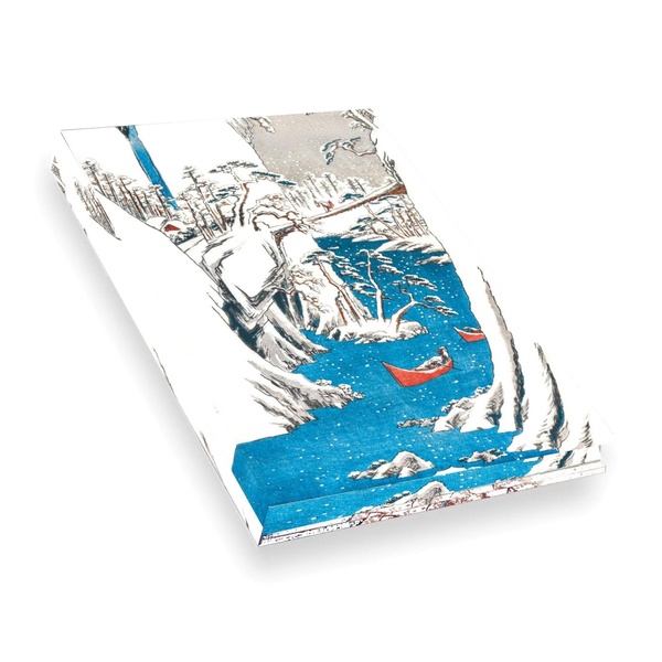 Carnet Hazan effet soie. Hiroshige