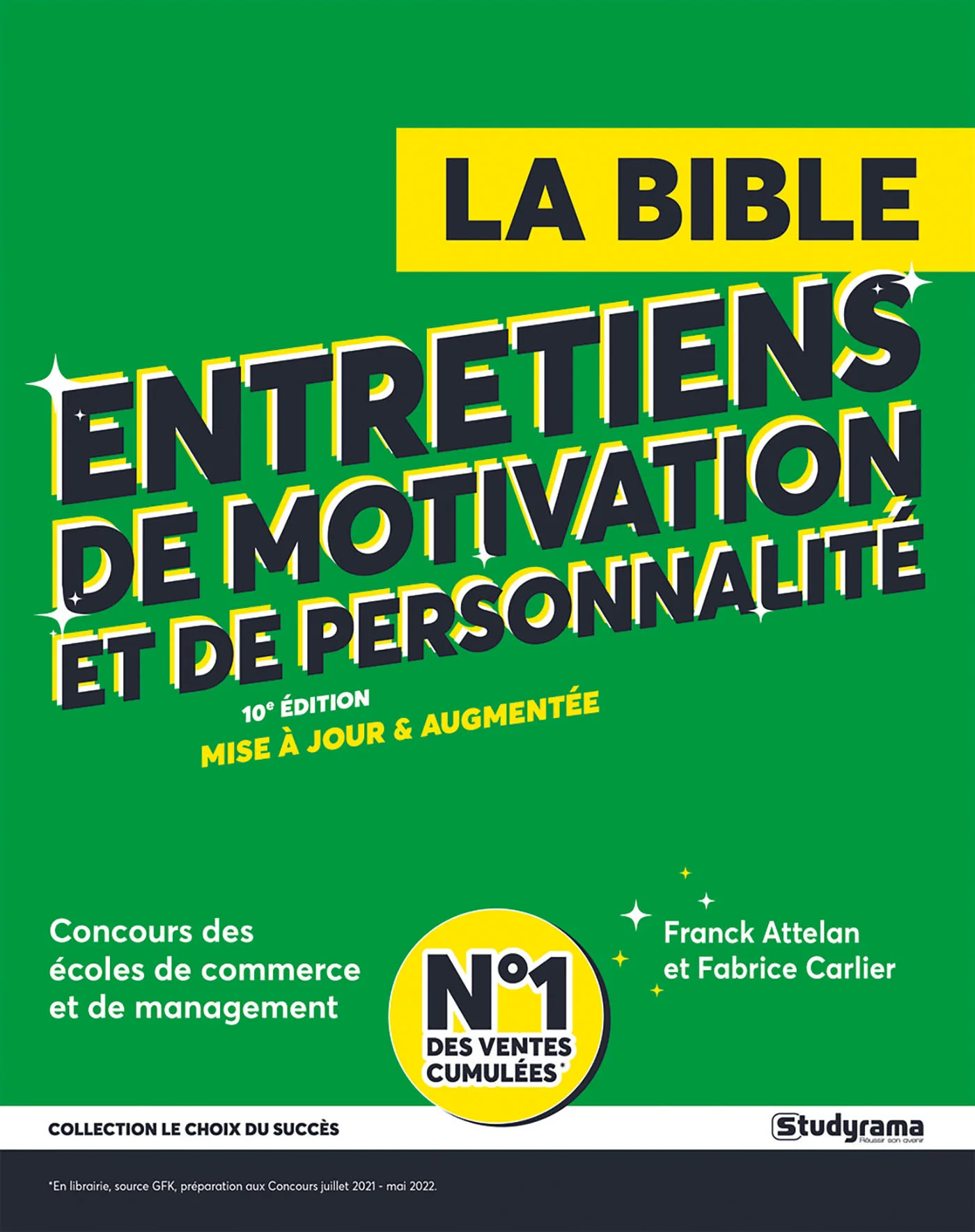 Couverture — La bible des entretiens de motivation et de personnalité
