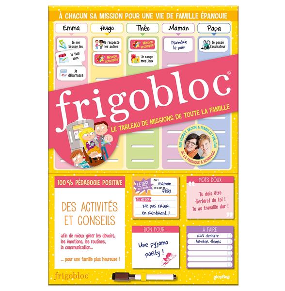 Tableau des missions aimanté frigobloc : pédagogie positive