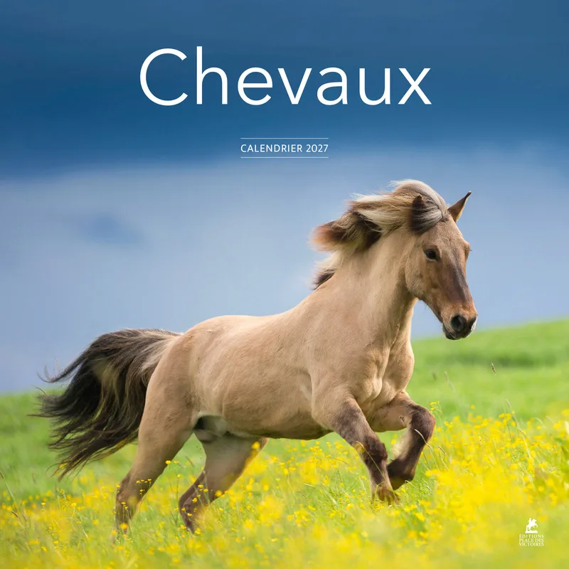 Couverture — Calendrier 2027 Chevaux