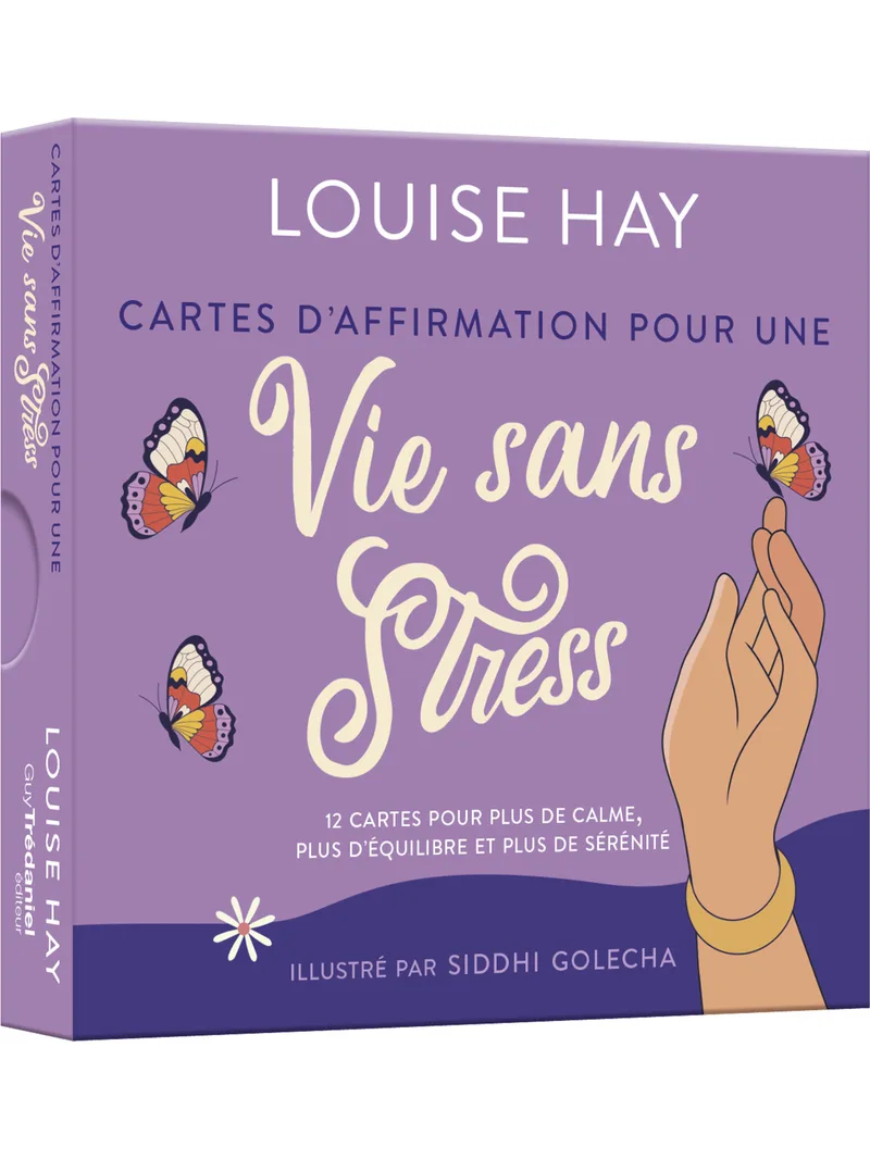 Couverture — Cartes d'affirmation pour une vie sans stress - 12 cartes pour plus de calme, plus d'équilibre et plus de sérénité