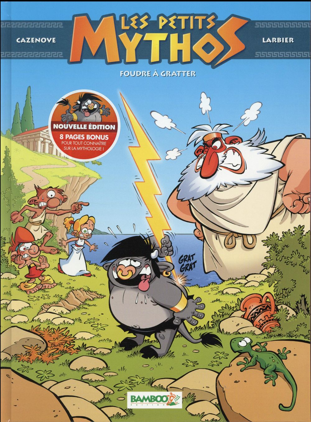 Les Petits Mythos t.1 ; foudre à gratter (8 pages sur la mythologie incluses)