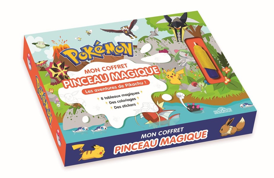 Pinceau magique : coffret : Pokémon : les aventures de Pikachu !