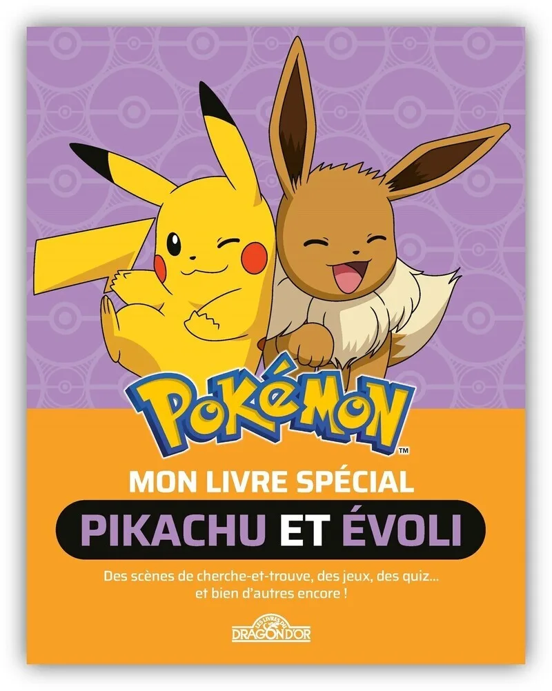 Couverture — Pokémon - Mon livre spécial Pikachu et Evoli