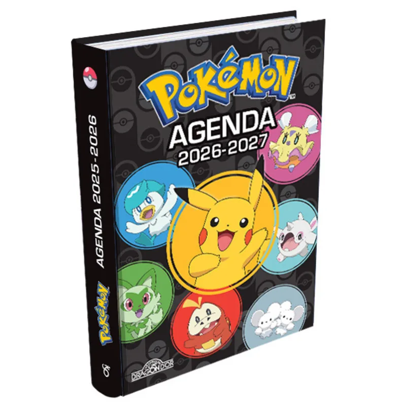Couverture — Pokémon - Agenda avec jeux 2026-2027