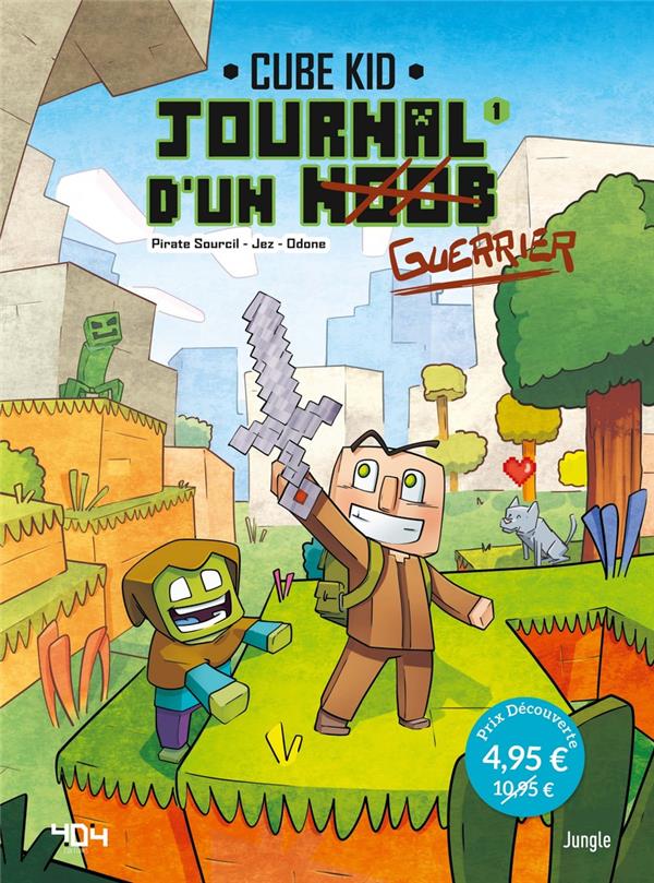 Couverture — Journal d'un Noob Tome 1 : un nouveau guerrier