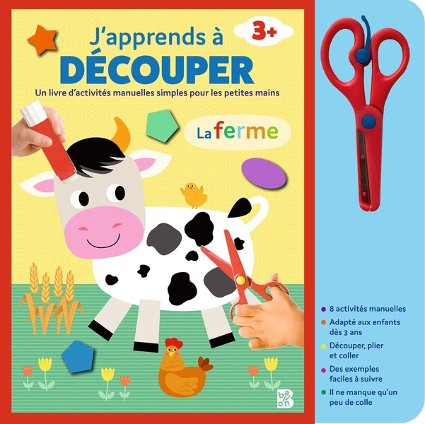 Couverture — J'apprends à découper : La ferme