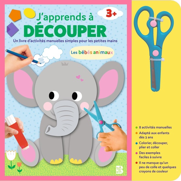 Couverture — J'apprends à découper : Les bébés animaux