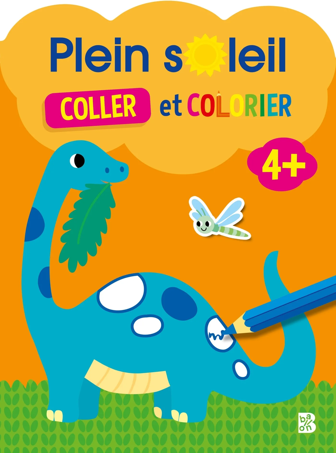 Couverture — Plein soleil - Coller et colorier 4+
