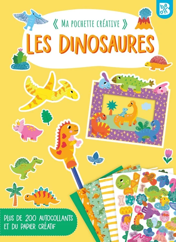 Couverture — Ma pochette créative - Les dinosaures