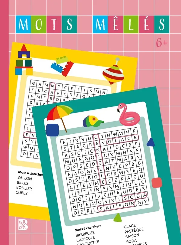 Couverture — Mots mêlés 6+