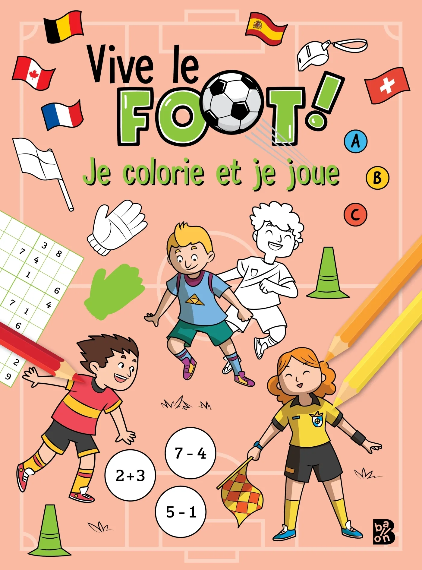 Couverture — Vive le foot - Je colorie et je joue