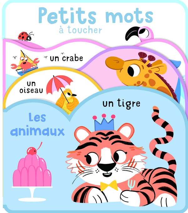 Les animaux : Livre à toucher